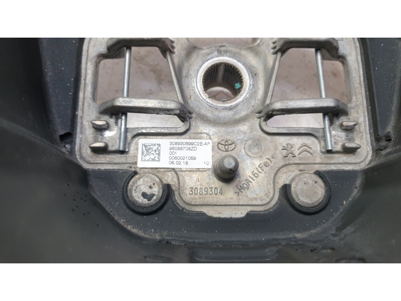 Recambio de volante para peugeot expert autobús (v_) 1.6 bluehdi 115 referencia OEM IAM 98088708ZD  