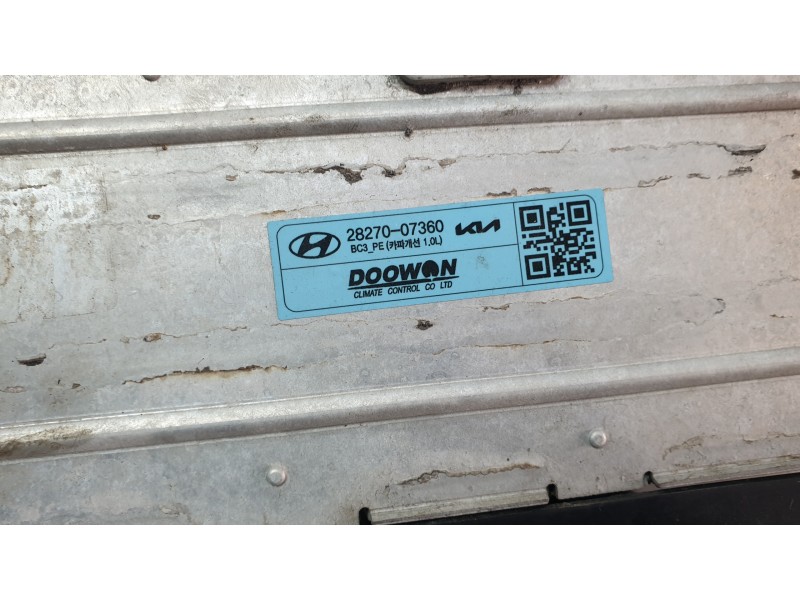 Recambio de intercooler para hyundai i20 iii (bc3, bi3) 1.0 t-gdi referencia OEM IAM 2827007350  