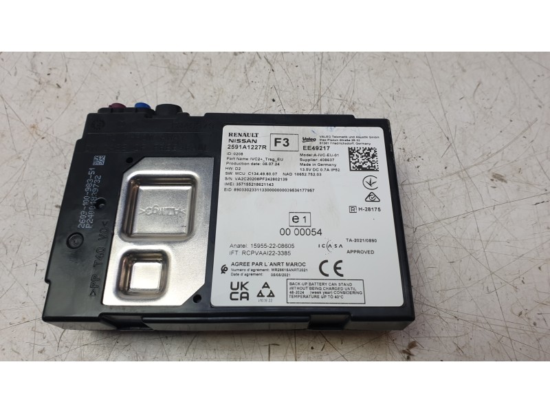 Recambio de modulo electronico para renault captur ii (hf_) tce 90 (hfm6) referencia OEM IAM 2591A1227R  