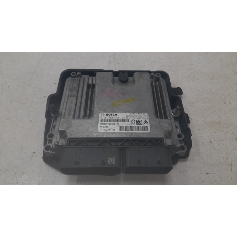 Recambio de centralita motor uce para citroën c-elysee (dd_) 1.5 bluehdi 100 referencia OEM IAM 1636539380  