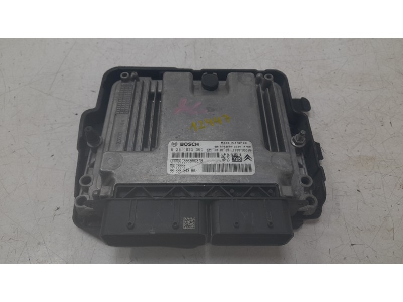 Recambio de centralita motor uce para citroën c-elysee (dd_) 1.5 bluehdi 100 referencia OEM IAM 1636539380  
