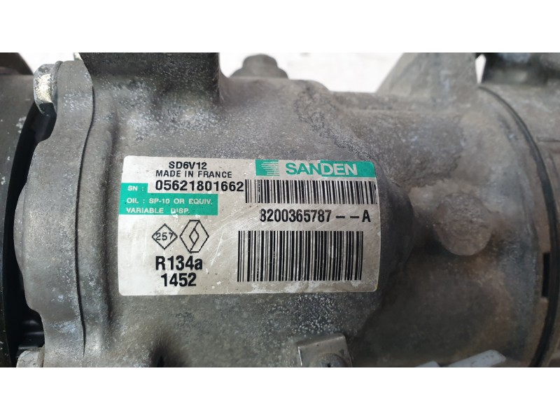 Recambio de compresor aire acondicionado para renault clio iii (br0/1, cr0/1) 1.5 dci (br17, cr17) referencia OEM IAM R134A1452 