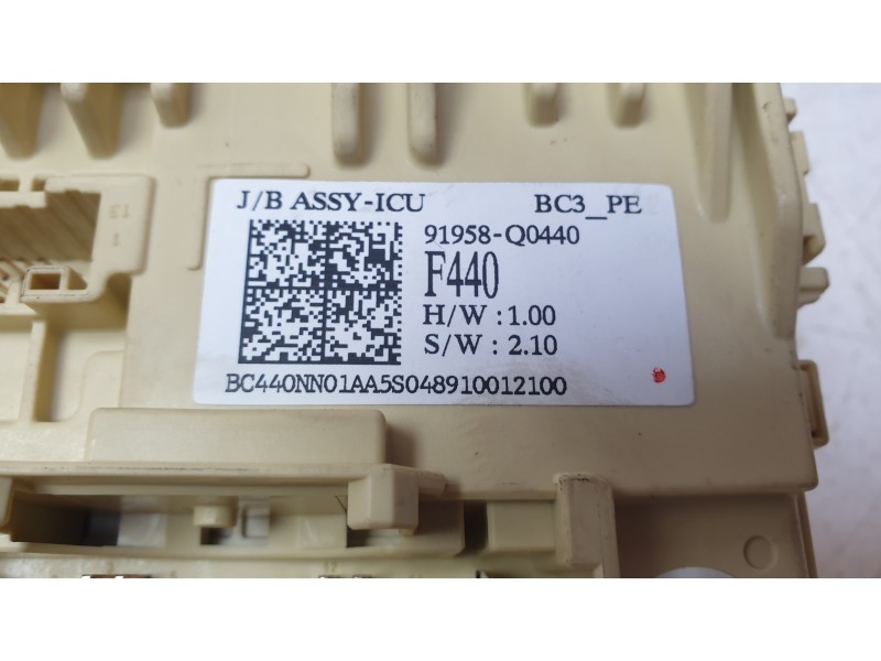 Recambio de caja reles / fusibles para hyundai i20 iii (bc3, bi3) 1.0 t-gdi referencia OEM IAM 91958Q0440 919D5Q0010 