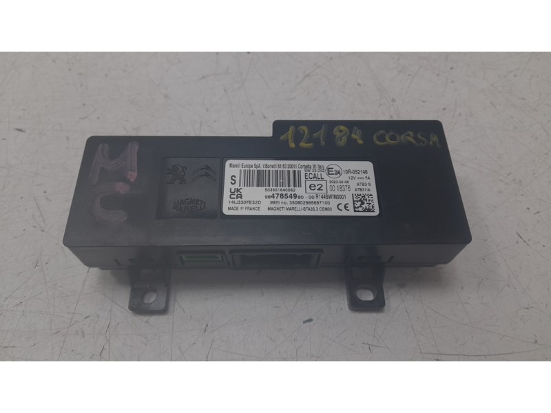 Recambio de modulo electronico para opel corsa f (p2jo) 1.2 (68) referencia OEM IAM 9847654980  