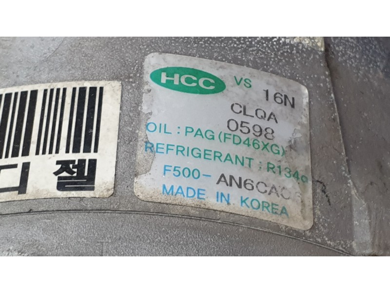 Recambio de compresor aire acondicionado para hyundai i30 (fd) 1.6 crdi referencia OEM IAM AN6CA06 32468 CAF480187HQ/M2212610