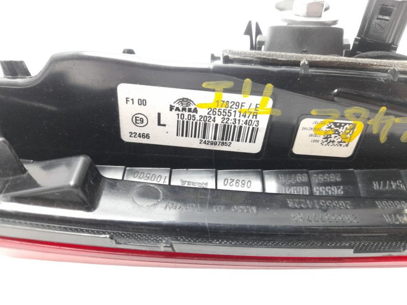 Recambio de piloto trasero izquierdo interior para mitsubishi colt referencia OEM IAM 265551147R  