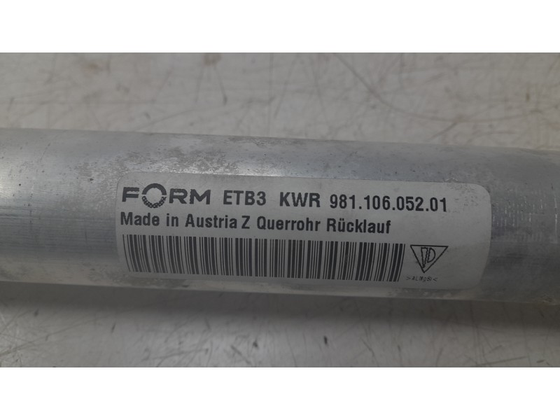 Recambio de tubo para porsche cayman (typ 981c) gt4 referencia OEM IAM 981106052  