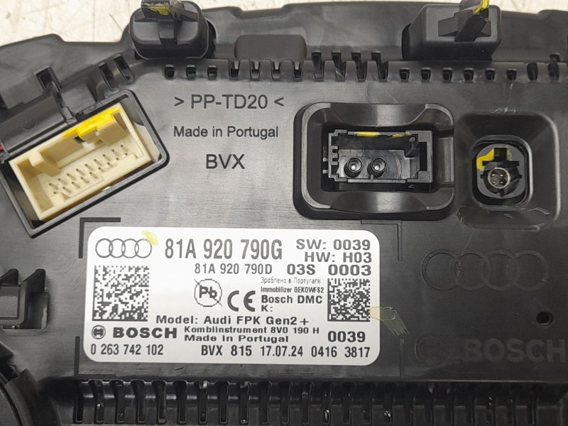 Recambio de cuadro instrumentos para audi q2 (gab, gag) 30 tdi referencia OEM IAM 81A920790G 0263742102 81A920790D