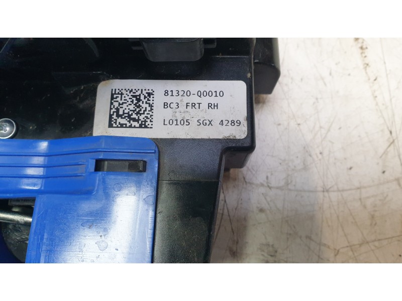 Recambio de cerradura puerta delantera derecha para hyundai i20 iii (bc3, bi3) 1.0 t-gdi referencia OEM IAM 81320Q0010  