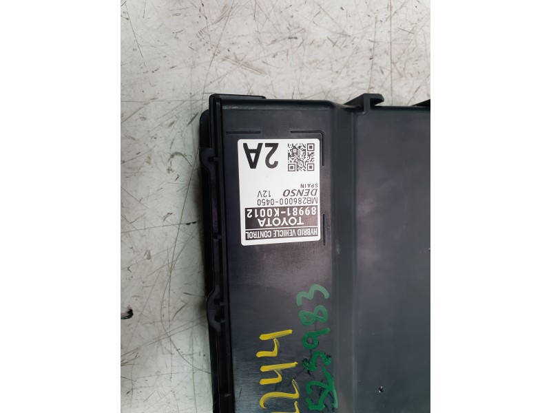 Recambio de modulo electronico para toyota yaris (_p21_, _pa1_, _ph1_) 1.5 (mxpa11) referencia OEM IAM 89981K0012  