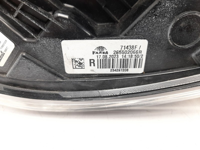 Recambio de piloto trasero derecho para renault clio v (b7_) tce 90 (b7mt) referencia OEM IAM 265502066R  103F18261770/RN3344163