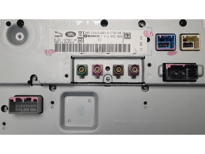 Recambio de pantalla multifuncion para land rover range rover evoque (l538) 2.0 4x4 referencia OEM IAM BJ3214F667AF  7612052026