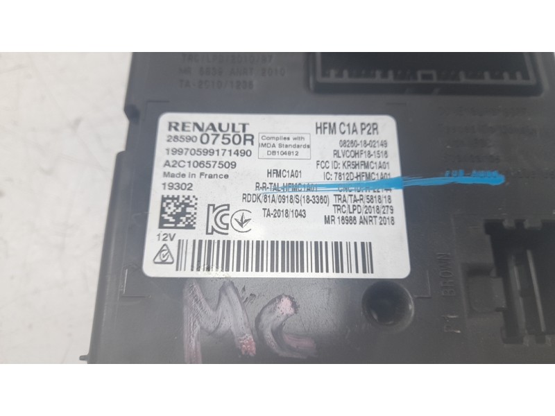 Recambio de modulo electronico para renault clio v (b7_) 1.0 lpg (b7mt) referencia OEM IAM 285900750R  
