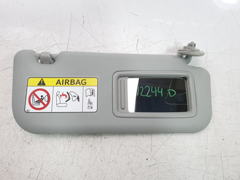 Recambio de parasol derecho para toyota yaris (_p21_, _pa1_, _ph1_) 1.5 (mxpa11) referencia OEM IAM 74310K0100B0  