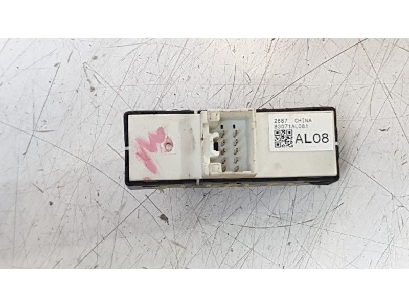 Recambio de mando elevalunas trasero derecho para subaru outback (bs) 2.0 d awd (bsd) referencia OEM IAM 83071AL081  