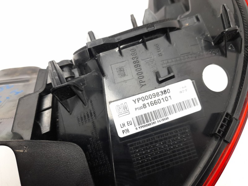 Recambio de piloto trasero izquierdo para opel grandland / grandland x (a18, p1uo) 1.2 (75) referencia OEM IAM YP00098380  104LL