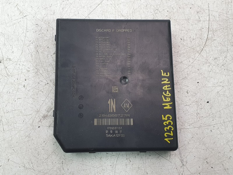 Recambio de caja reles / fusibles para renault megane iv hatchback (b9a/m/n_) 1.5 dci 110 (b9a3) referencia OEM IAM 284B66727R  