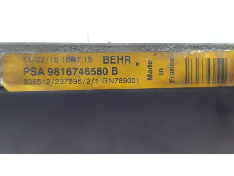 Recambio de condensador / radiador aire acondicionado para peugeot expert autobús (v_) 1.6 bluehdi 115 referencia OEM IAM 981674