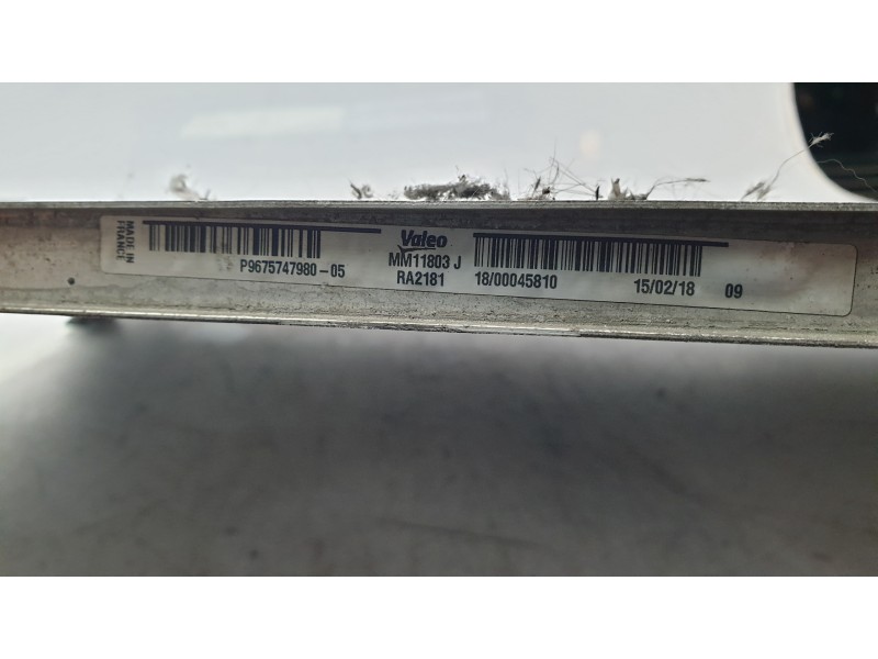 Recambio de radiador agua para peugeot expert autobús (v_) 1.6 bluehdi 115 referencia OEM IAM P967574798005  