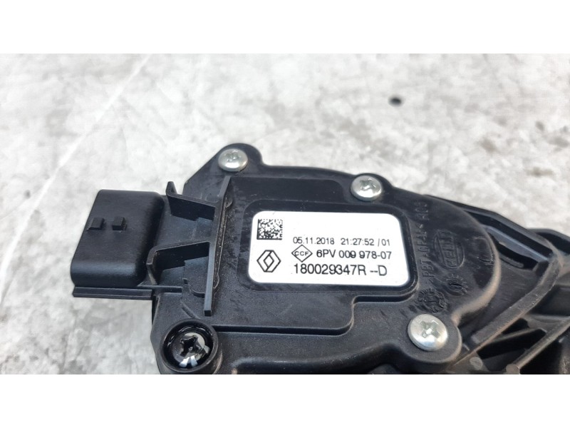 Recambio de potenciometro pedal para renault captur limited referencia OEM IAM 180029347R  