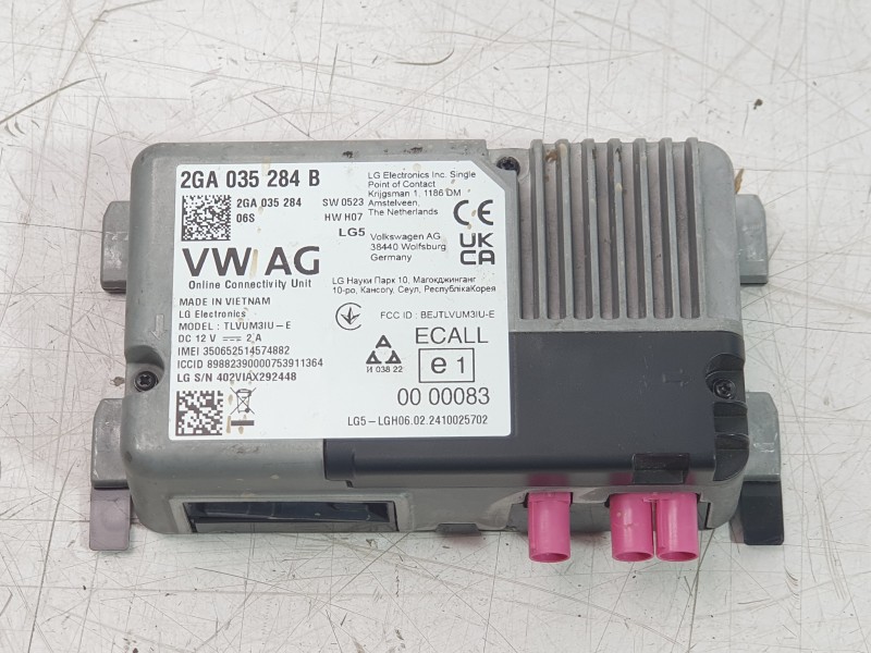 Recambio de modulo electronico para seat arona fr referencia OEM IAM 2GA035284B  