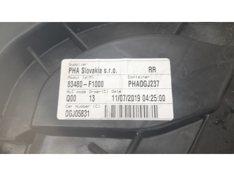 Recambio de elevalunas trasero derecho para kia sportage drive 4x2 referencia OEM IAM 83480F1000  