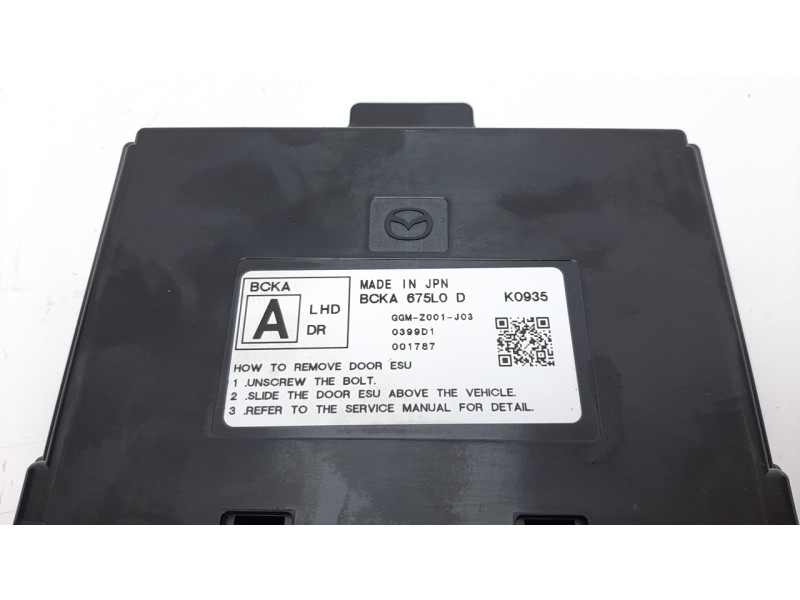 Recambio de modulo electronico para mazda 3 berlina (bp) referencia OEM IAM BCKA675L0D  