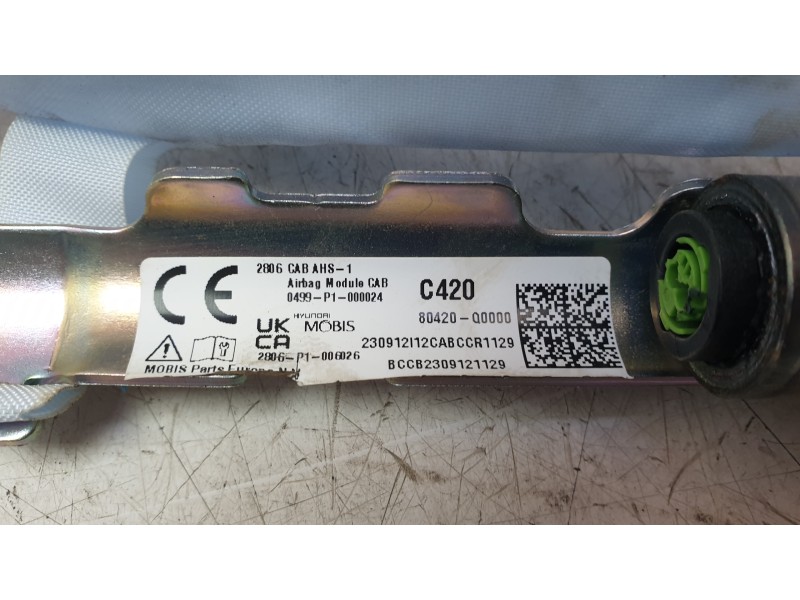 Recambio de airbag cortina delantero derecho para hyundai i20 iii (bc3, bi3) 1.0 t-gdi referencia OEM IAM 80420Q0000  