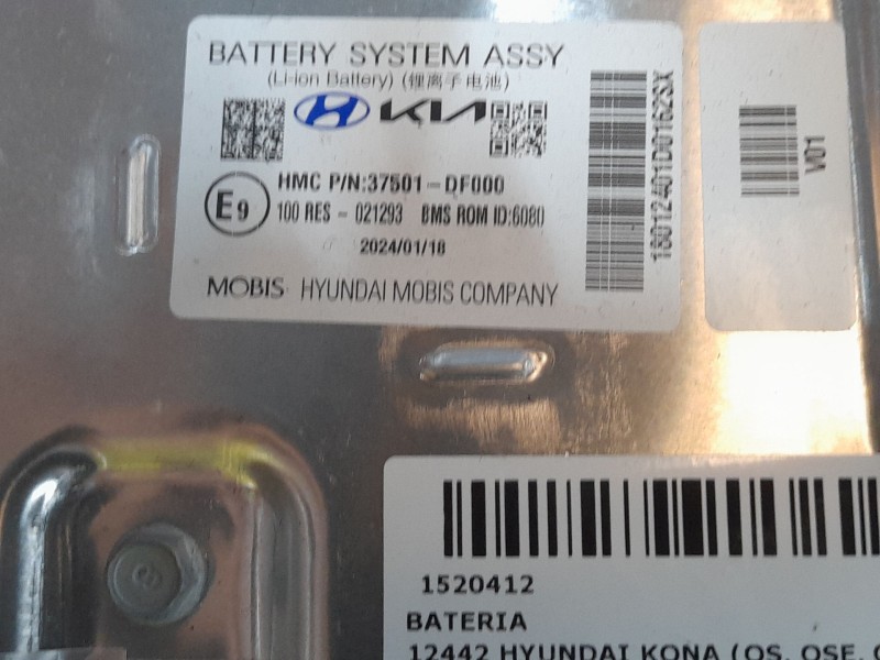 Recambio de bateria para hyundai kona (os, ose, osi) 1.6 gdi hybrid referencia OEM IAM   