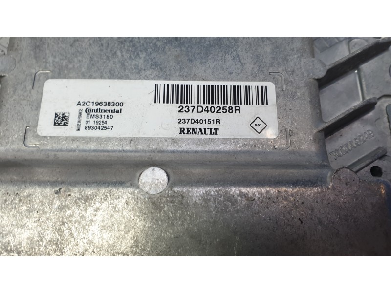 Recambio de centralita motor uce para renault kangoo express (fw0/1_) z.e. (fw0z, fw1z) referencia OEM IAM 237D40258R  