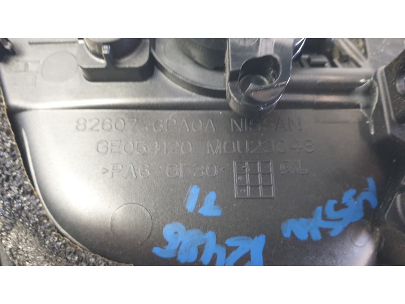 Recambio de maneta exterior trasera izquierda para nissan juke (f16_) dig-t 117 referencia OEM IAM 826076PA0A  