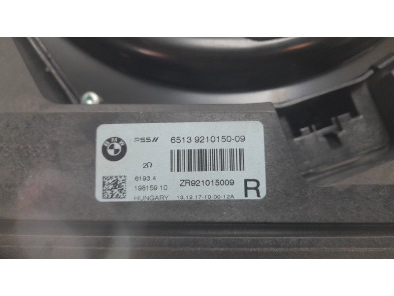 Recambio de subwoofer para bmw 3 (f30, f80) 330 e referencia OEM IAM 6513921015009  