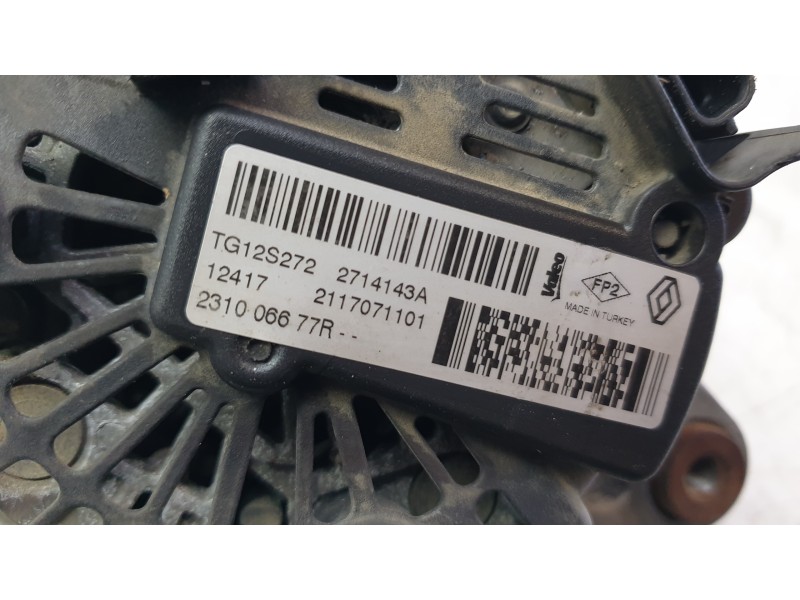 Recambio de alternador para dacia duster (hs_) 1.2 tce 125 referencia OEM IAM 2714143A  ALF030051HQ