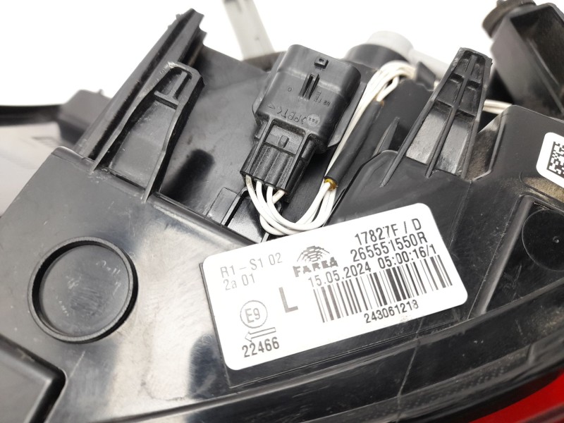 Recambio de piloto trasero izquierdo para mitsubishi colt referencia OEM IAM 265551550R  103F18140771/16018521/5500501/RN3324166