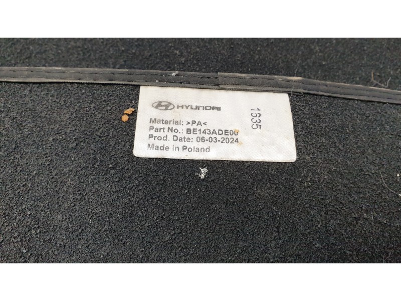Recambio de juego alfombrillas para hyundai kona 1.0 t-gdi referencia OEM IAM BE143ADE00  