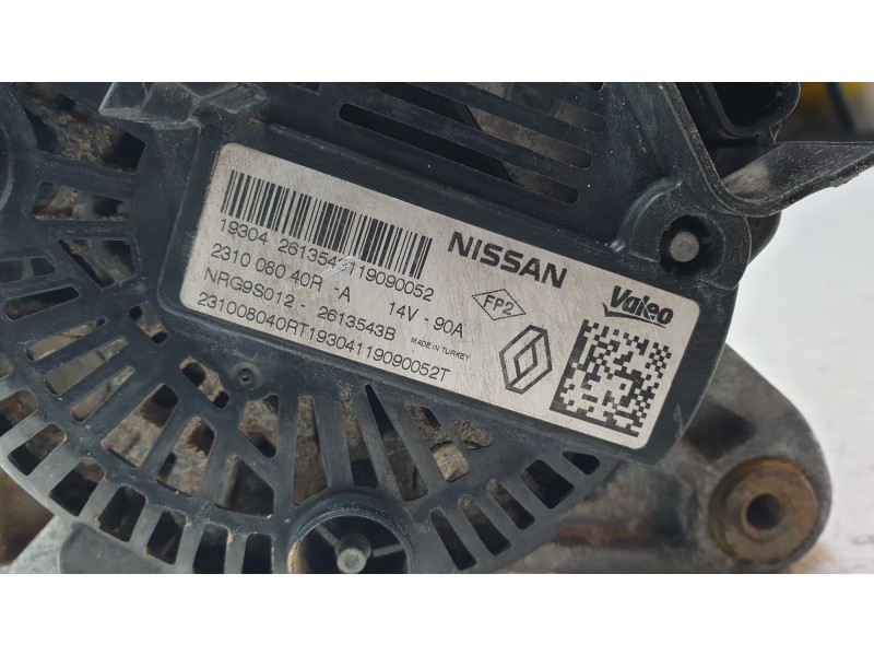 Recambio de alternador para renault clio v (b7_) 1.0 lpg (b7mt) referencia OEM IAM 231008040R  