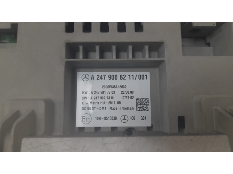 Recambio de pantalla multifuncion para mercedes-benz clase a berlina (bm 177) a 200 d (117.112) referencia OEM IAM 2479008211  