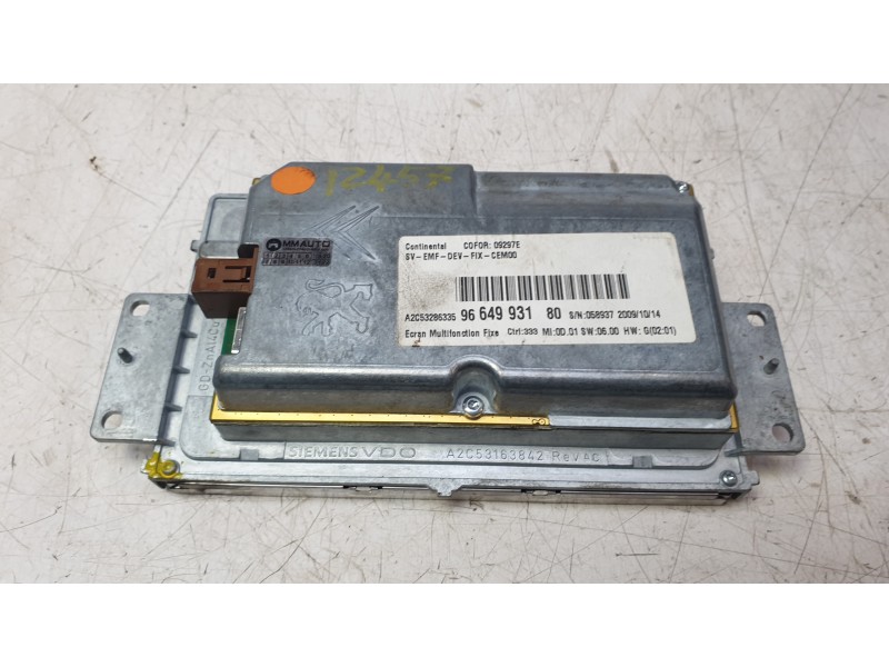 Recambio de pantalla multifuncion para citroën c5 iii break (rw_) 2.0 hdi 140 referencia OEM IAM 9664993180  