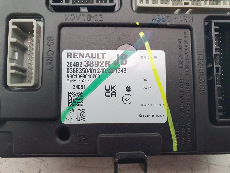 Recambio de modulo electronico para renault clio v referencia OEM IAM 284B23892R  