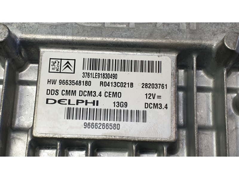 Recambio de centralita motor uce para citroën c5 iii break (rw_) 2.0 hdi 140 referencia OEM IAM 9663548180  