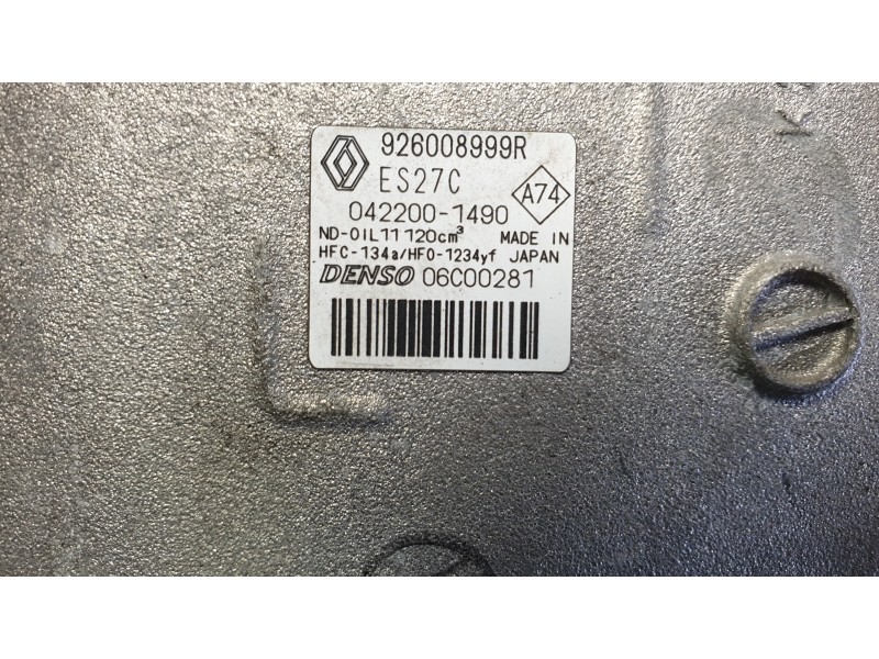 Recambio de compresor aire acondicionado para renault kangoo express (fw0/1_) z.e. (fw0z, fw1z) referencia OEM IAM 926008999R  N