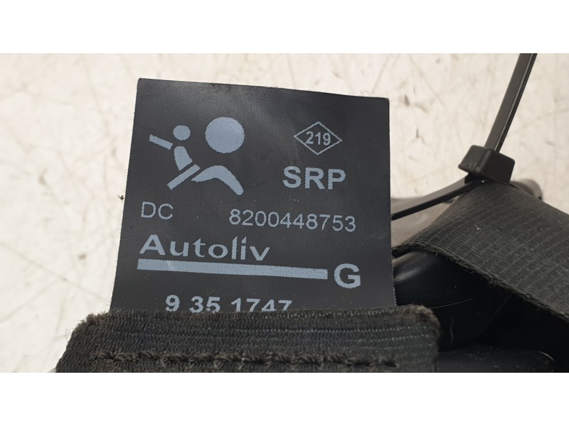 Recambio de cinturon seguridad delantero izquierdo para renault kangoo express (fw0/1_) z.e. (fw0z, fw1z) referencia OEM IAM 820