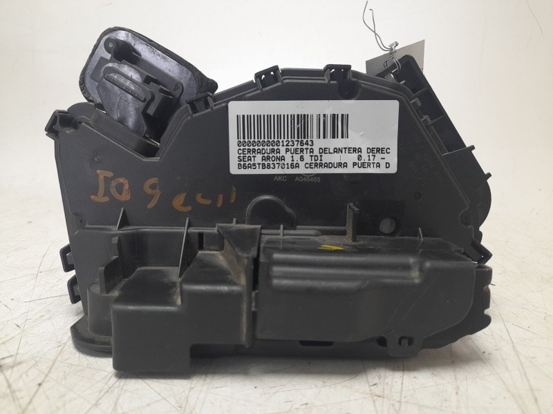 Recambio de cerradura puerta delantera derecha para seat arona 1.6 tdi referencia OEM IAM 5TB837016A  