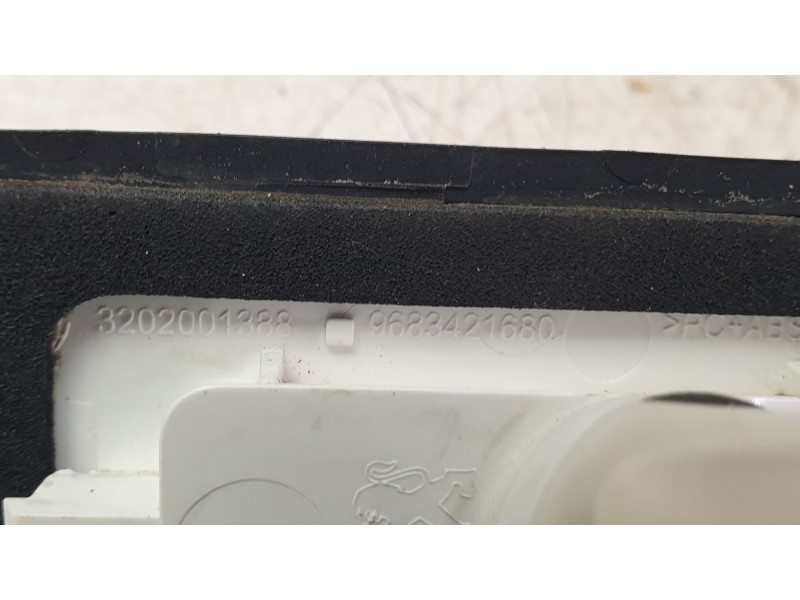 Recambio de piloto matricula para fiat doblo furgoneta/monovolumen (510_, 511_) bluehdi 100 referencia OEM IAM 9683421680  