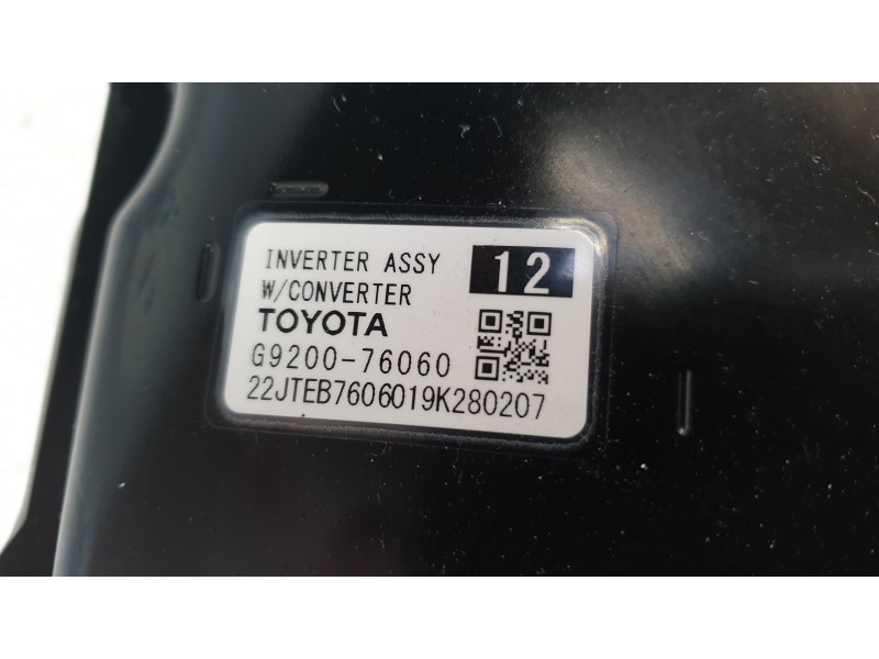 Recambio de inversor para toyota corolla station wagon (_e21_) 2.0 hybrid (mzeh12) referencia OEM IAM G920076060  