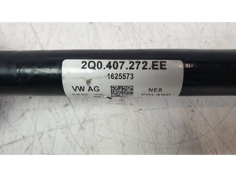 Recambio de transmision delantera derecha para volkswagen polo vi (aw1, bz1, ae1) 1.0 tsi referencia OEM IAM 2Q0407272EE  