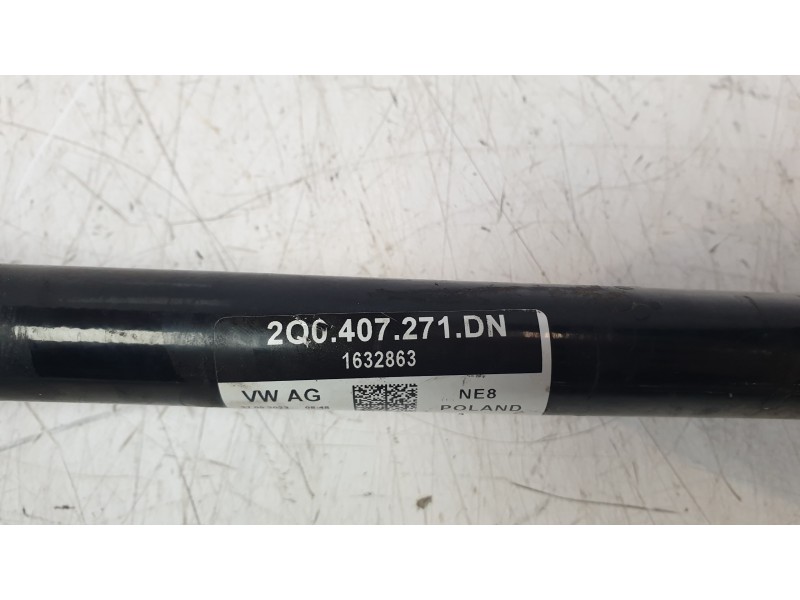 Recambio de transmision delantera izquierda para volkswagen polo vi (aw1, bz1, ae1) 1.0 tsi referencia OEM IAM 2Q0407271BL  