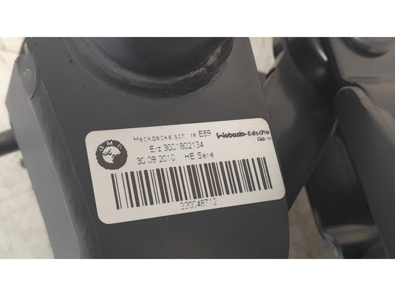 Recambio de bisagra derecha tapa maleta para bmw z4 roadster (e89) sdrive 23i referencia OEM IAM   