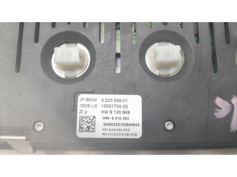 Recambio de luz interior para bmw z4 roadster (e89) sdrive 23i referencia OEM IAM 922569901  