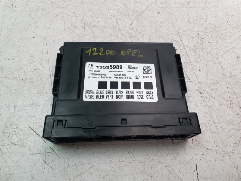 Recambio de modulo electronico para opel insignia b grand sport (z18) 2.0 (68) referencia OEM IAM 13535989  